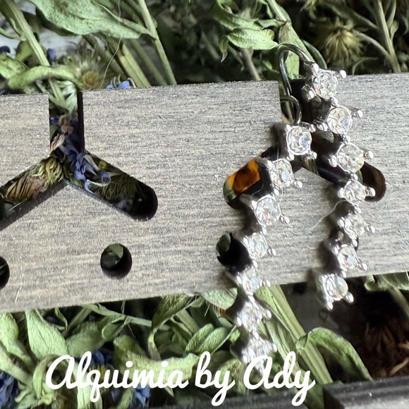 Alquimia Silver Crystal Earrings - Picture 1 of 1